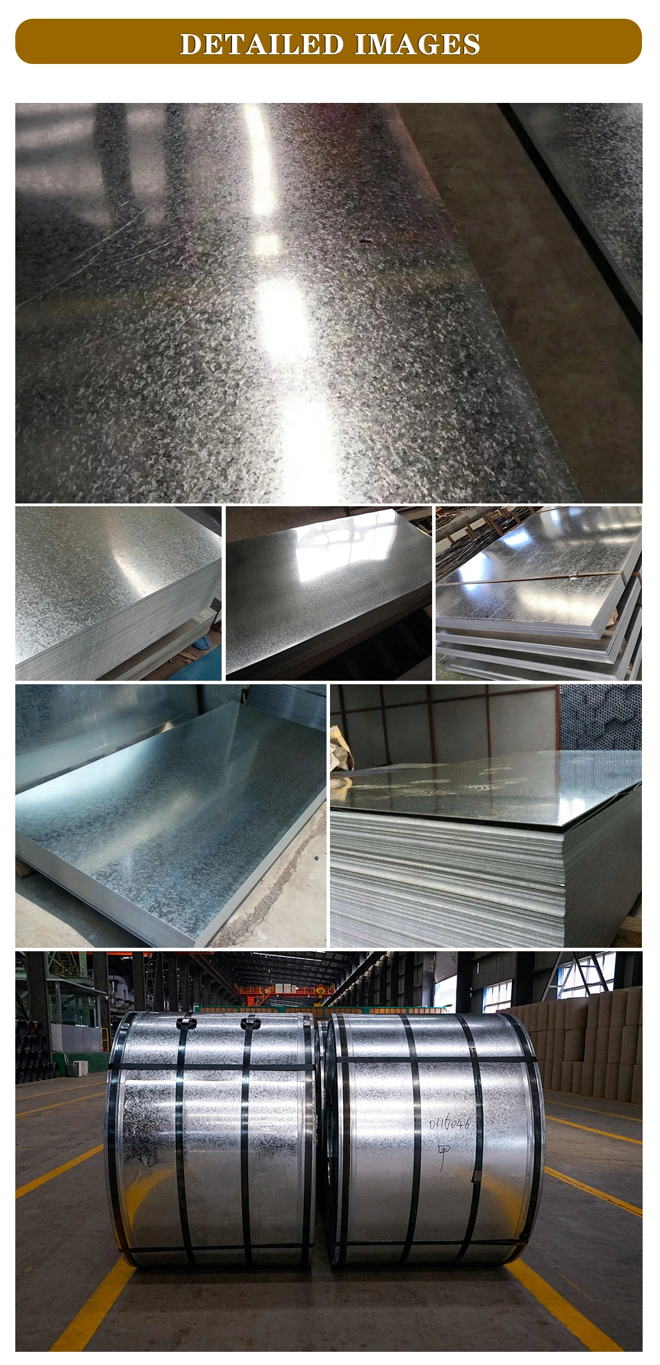 Hot Dipped Galvanized Steel Plate Price Plain Sheet Gi Iron Plate