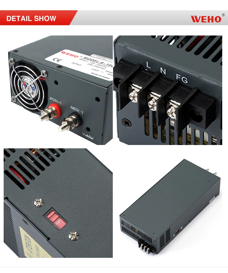 S-1000-12 1000W 12V 5A 10A 15A 20A 25A 30A 35A 40A 45A 50A 55A 60A 65A 70A 75A 80A Switching Power Supply