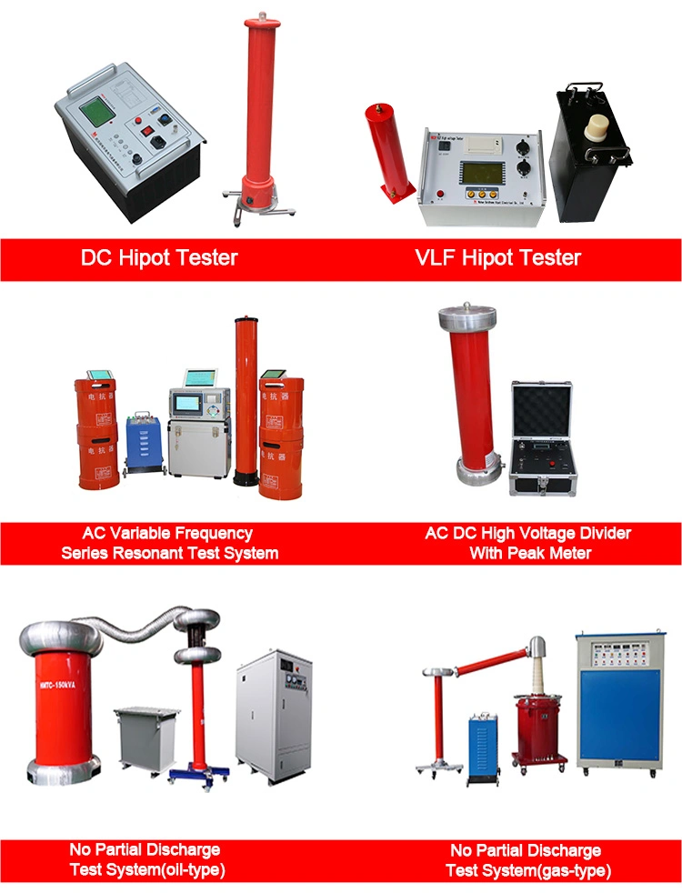 Portable Oil-Immersed High Voltage Step up Testing Transformer