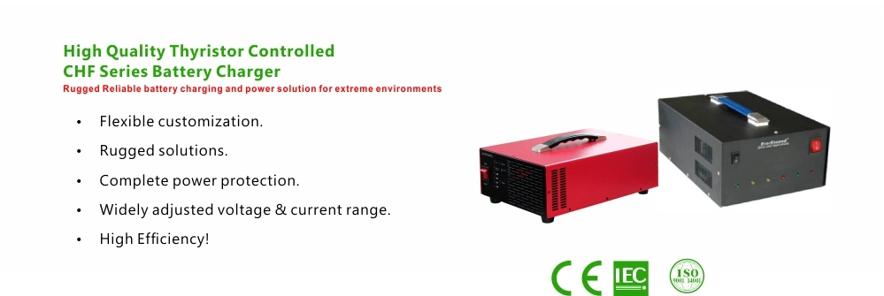 Everexceed 36V25A CHF Single/Three Phase Motive/ Float/Industrial/Electric Vehicles Battery Charger, DC UPS;