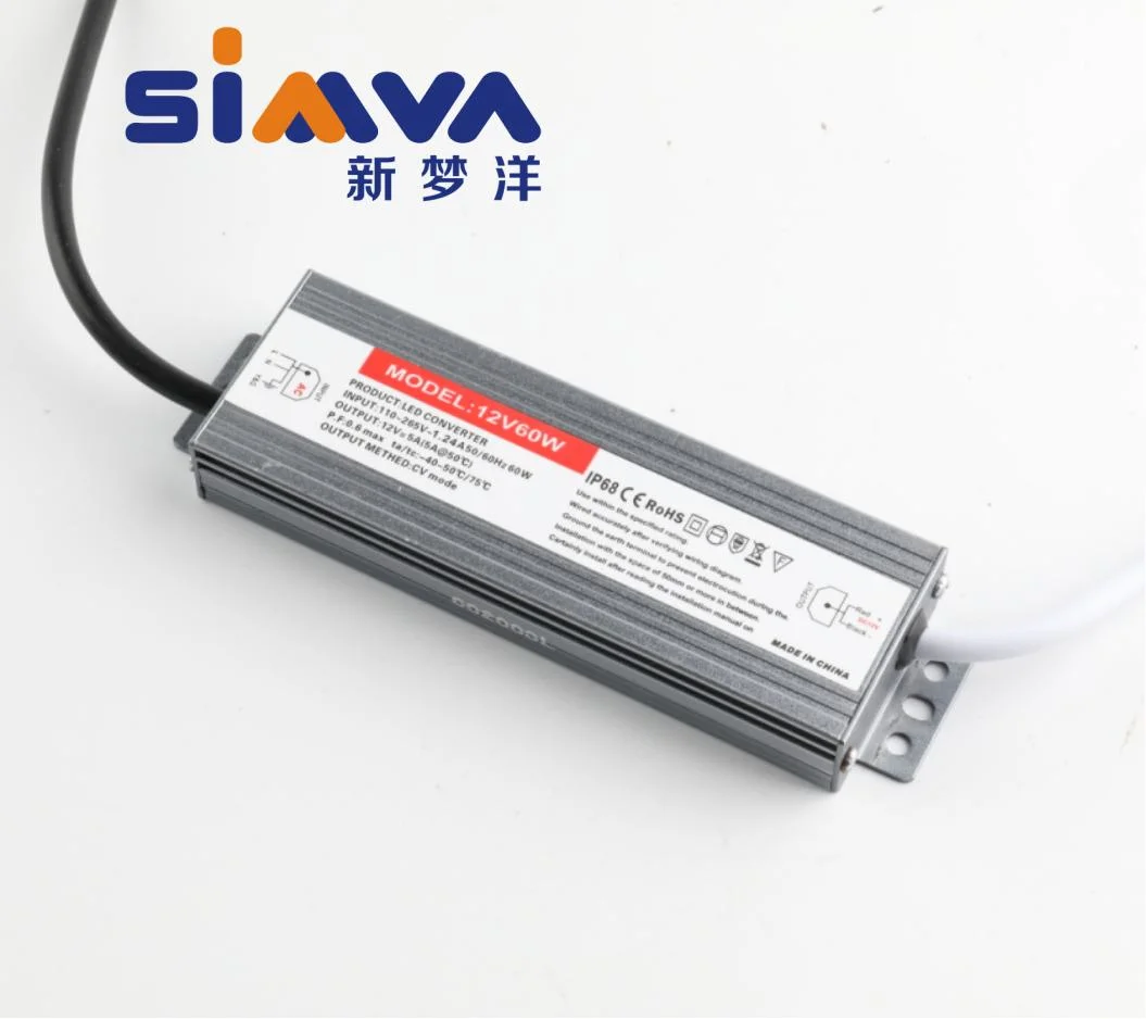 Hot Selling LED Power Supply DC 12V 8.3A/ 24V 4A 100W Outdoor Waterproof IP67adaptor LED Driver for LED Strips Lighting