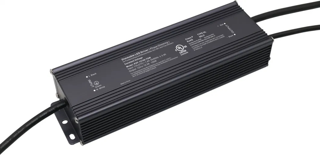 UL8750 UL1310 100W Phase Dimming Class P Switching Power Supply 12V 8.33A 24V 4.17A Constant Voltage Dimmable LED Driver for Indoor LED Lighting