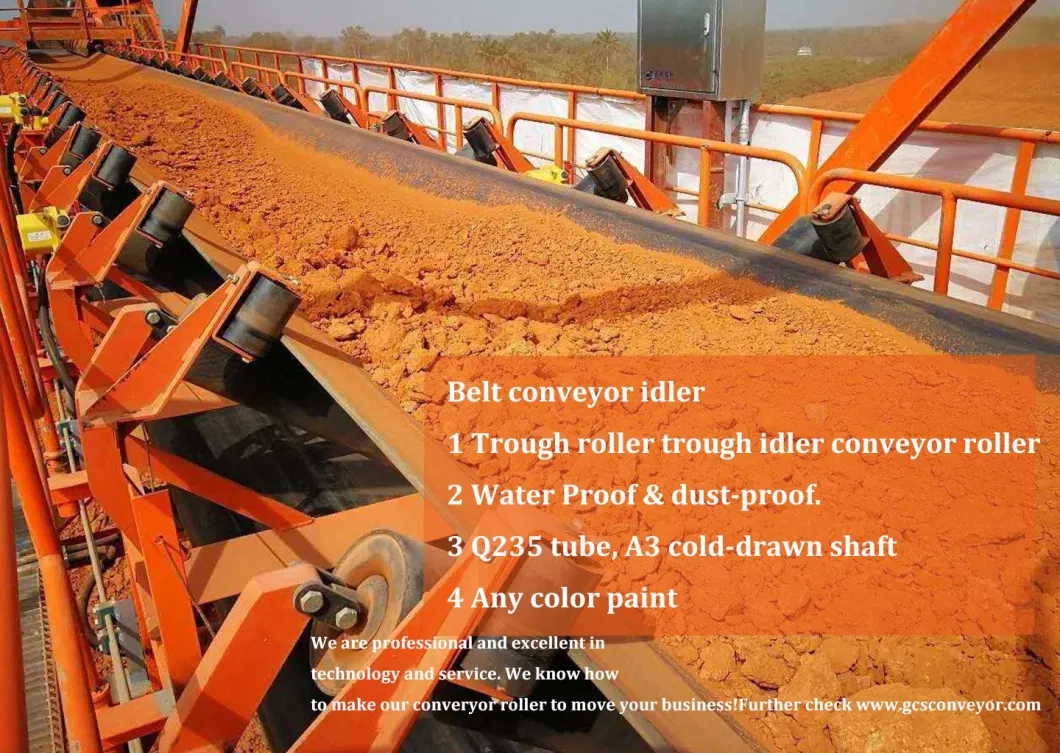 Factory Price Guide Roller Mining Guide and Trough on Belt Conveyor