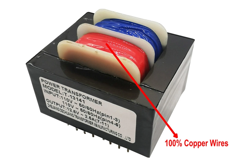 CE UL 110V 220V 50/60Hz 12V 24V 25va Ei Pin Power Transformer