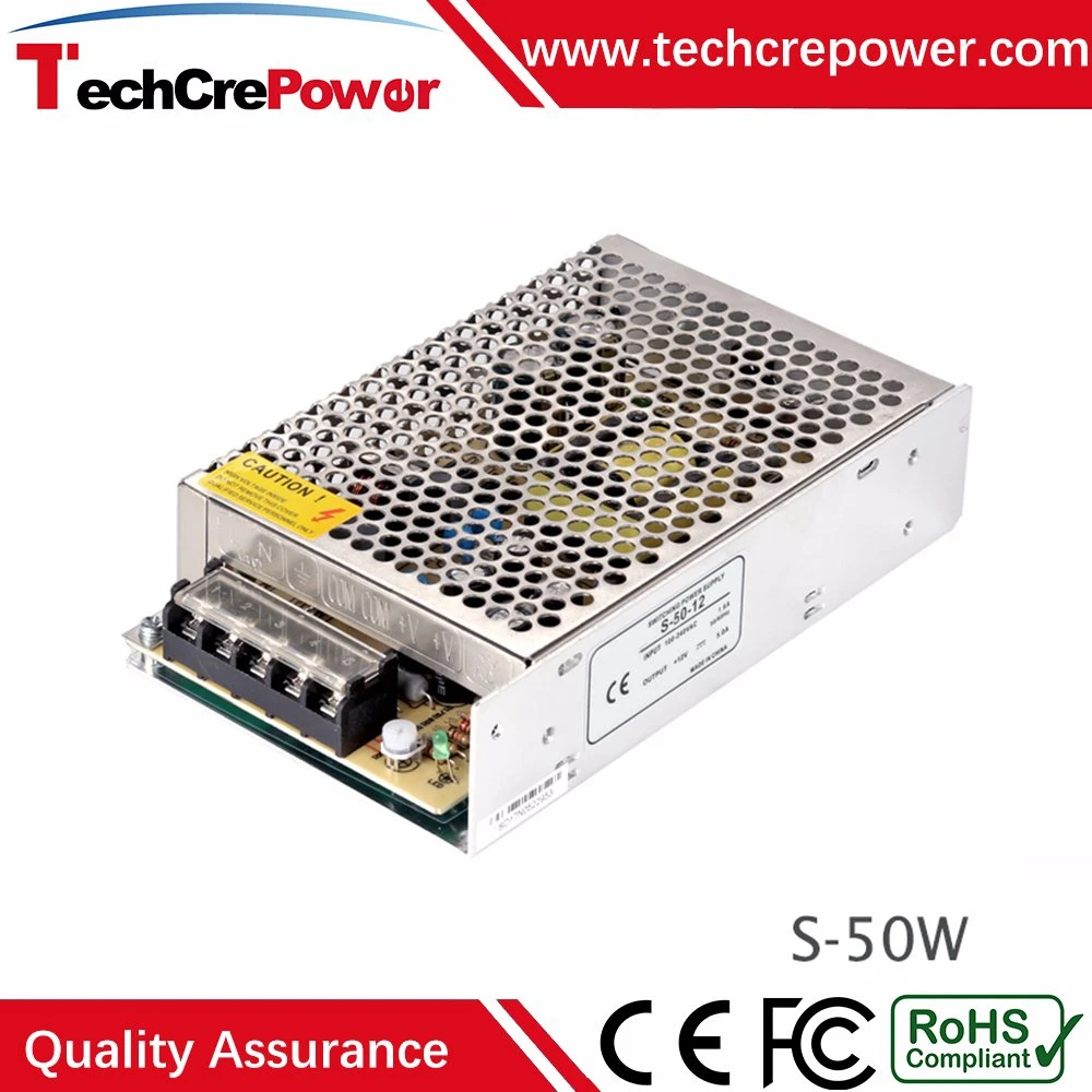 S-50-12 Ce Certification Good Quality, 220V AC to 12V DC Transformer 50W LED Switch Power Supply