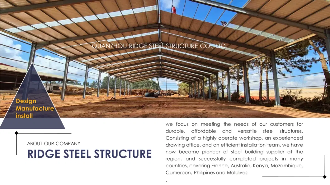 Affordable &amp; Multifunctional Prefabricated Steel Frame Warehouse