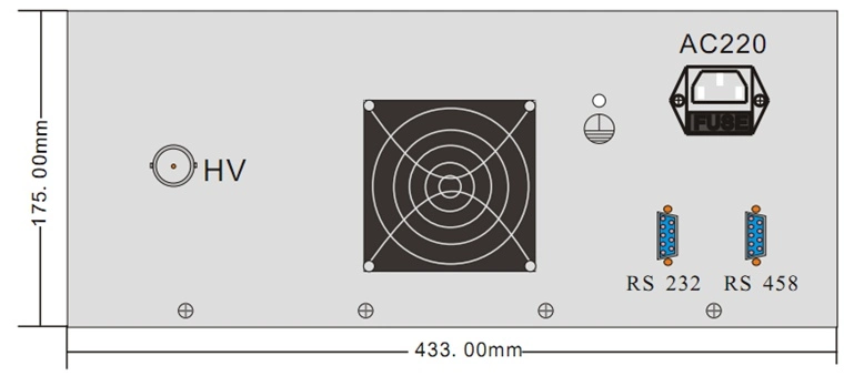 High Precision Low Ripple Variable High Voltage DC Power Supply 4u Bench Rack Mount Chassis for Capacitor Charging