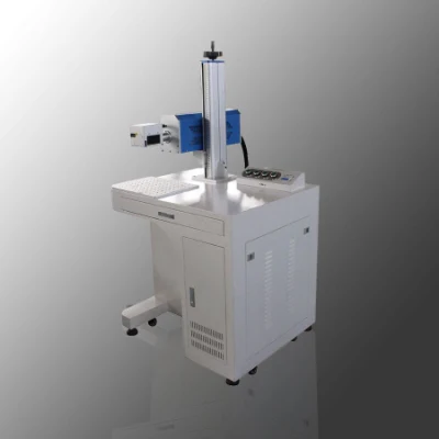 20W 30W 50W CNC Plastic Metal Printing Engraving Machine 3D Logo Fiber Laser Marking Machine with Rotary Price