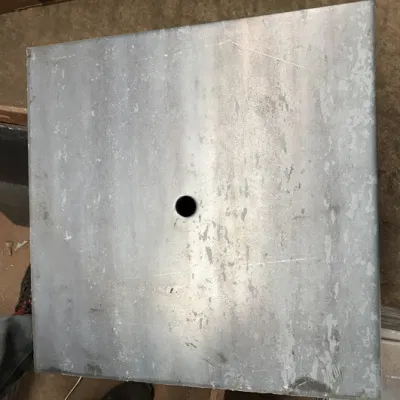 Anchor Rod Slotted Monuting Galvanized Metal Plate with 22mm Holes