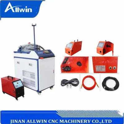China 3 in 1 Handheld CNC Laser Welding/Cleaing/Cutting Machine 1kw 1.5kw 2kw 3kw with Water Chiller 50Hz
