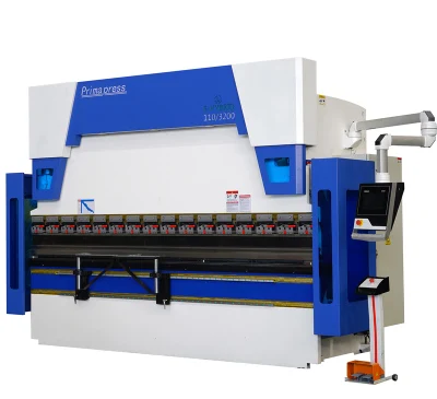 We67K-200ton 4000 Da53t 4 Axis Hydraulic CNC Metal Plate Press Brake with Automatic Crowning