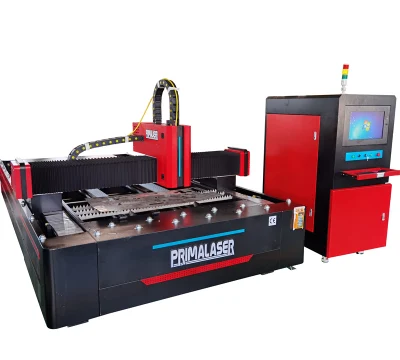 Primapress 1kw 1.5W 2kw 3kw CNC Hydraulic Fiber Laser Cutting Machine for Metal Engraving