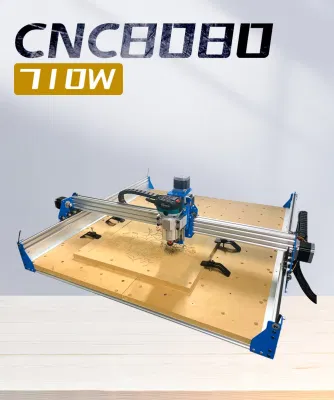  CNC Wood Router Laser Cutter with 800*800mm Area and 500W/710W Spindle CNC Engraving Machine 40W/80W Laser Opinion