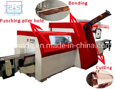 Automatic Copper Bar Bending Punching Machine, CNC Busbar Processing Machinery