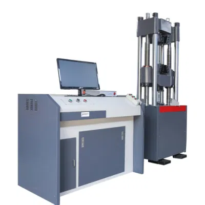 Electro-Hydraulic Laboratory Tensile Compressive Strength Bending Testing Equipment for Metal Steel Test with Extensometer