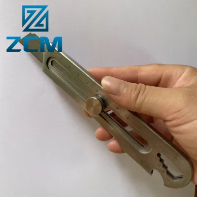  Customized CNC Laser Cutting Machined Metal Stainless Steel Alloy Small Mini EDC Knife Tool Cutter Manufacturing