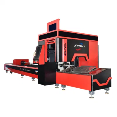 9m/230mm/30000W Seamless Steel Pipe Cutting Lathe Stainless Tube CNC Laser Cutter Machine