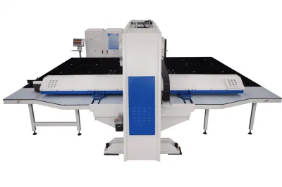 59*98 Inches Fast Speed Zinc Silver Copper Steel Plate Panel Drilling Machine Tool, CNC Servo Turret Press Punch Punching