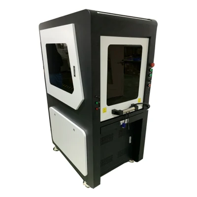 50W Jpt Fiber Laser Marking Machine Fiber Laser Engraver with 175*175mm Lens and D80 Rotary Axis