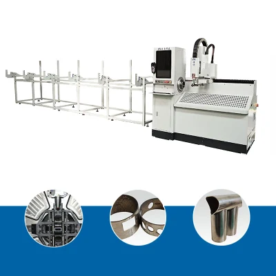 High Precision Pipe Cutter 1kw 2kw 3kw CNC Fiber Laser Metal Tube Cutting Machine for Stainless Steel Pipe Tube Cutting