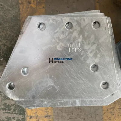 Hot DIP Galvanized Transmission Power Tower Connected Plate