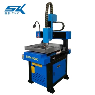 4040 6060 6090 3 Axis Rotary Iron Casted Square Rails Water Proof DSP Cooper Brass Aluminum Gold Silver Metals CNC Engraving Cutting Milling Drilling Machine