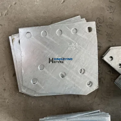Galvanized Cutting Steel Plate by CNC Cutting Service Steel Plate Cutting Part