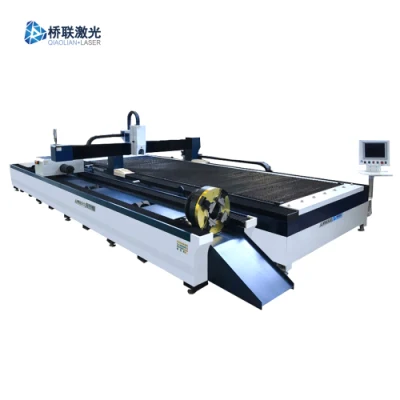 Single Table Sheet Tube Metal CNC Fiber Laser Cutting for Plate and Tube