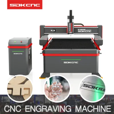 Wood MDF Acrylic Metal Engraving Cutting Machine CNC Router CCD
