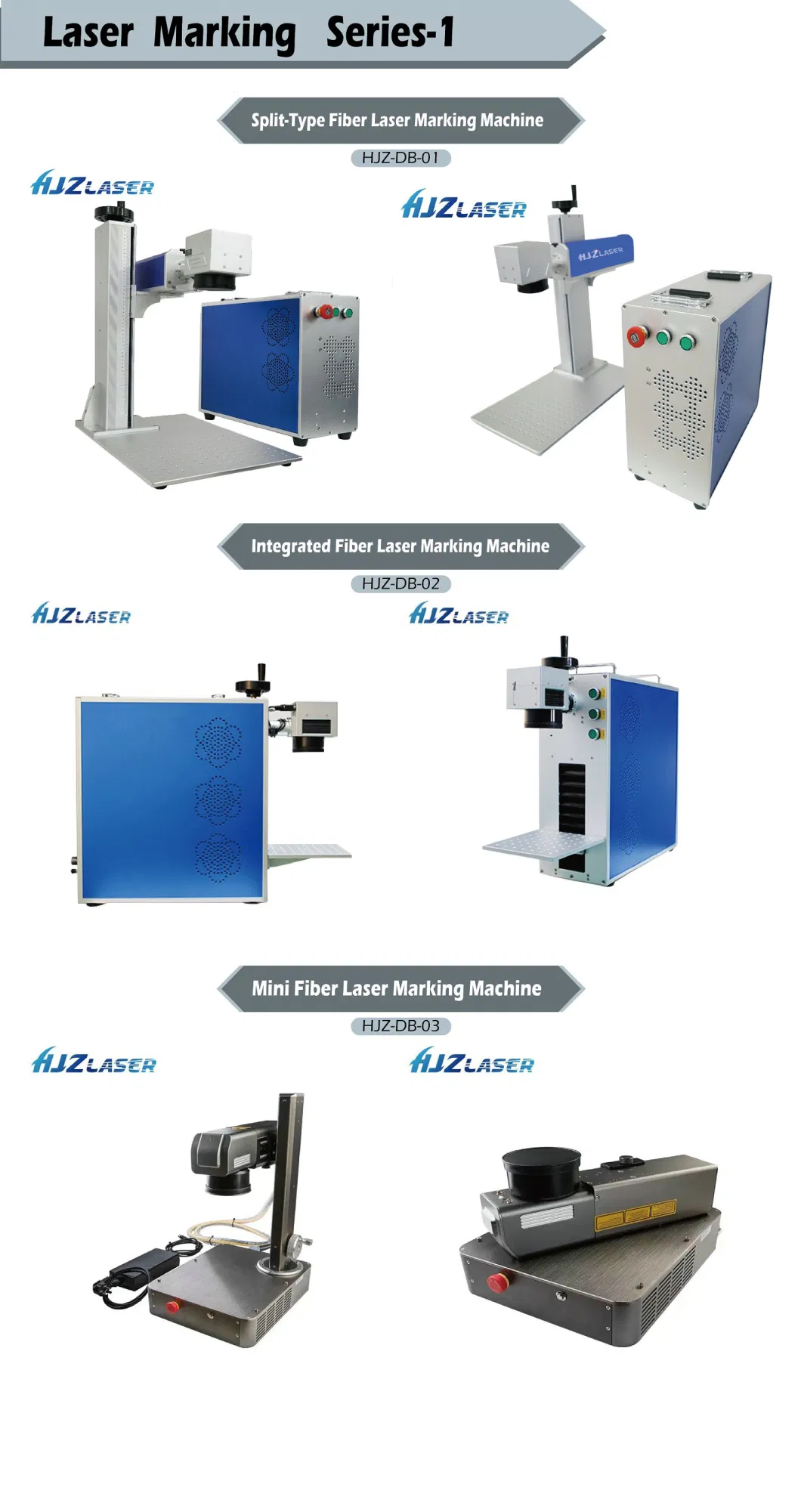 20W 30W 50W Split Type Fiber Laser Marking Machine for Fruit Knife, Shear, Kitchen Ware