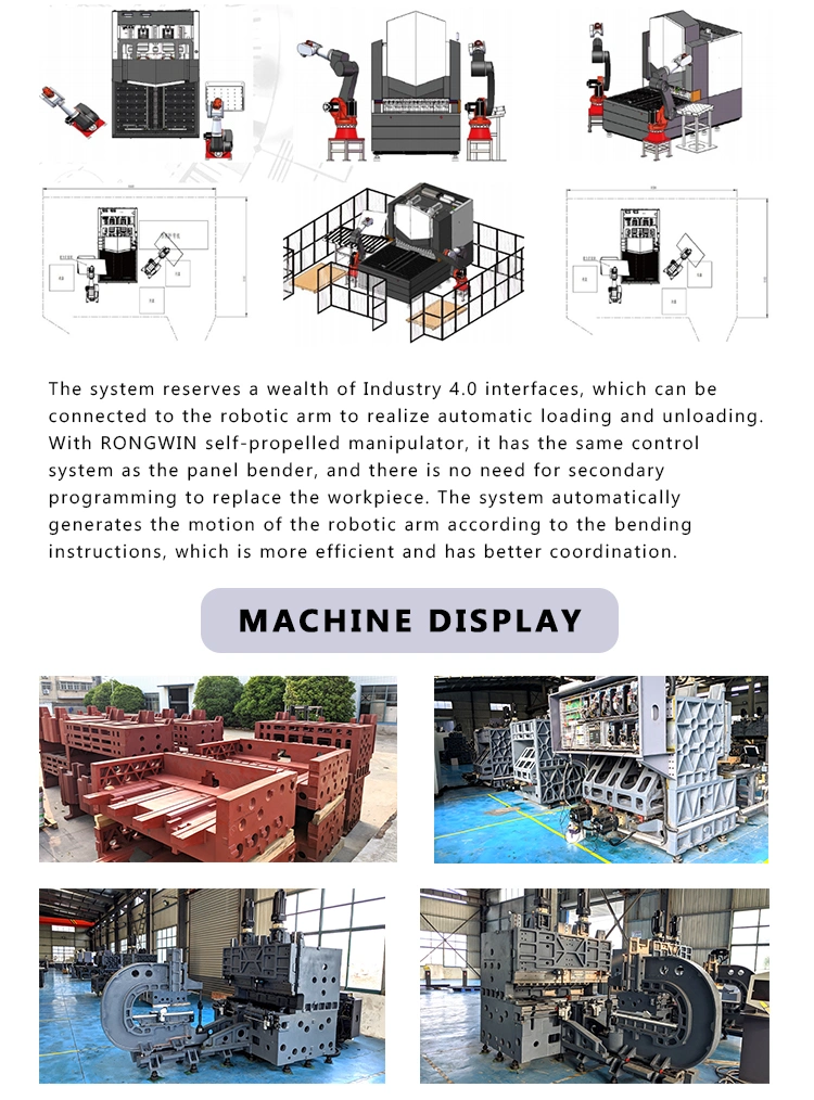 China Fully Automatic CNC Panel Bender Sheet Metal