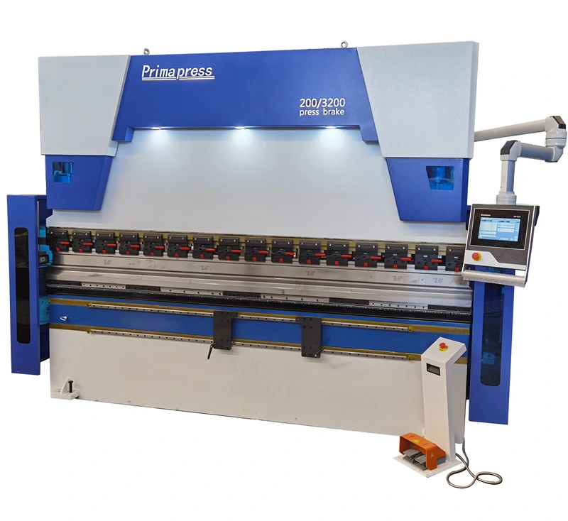 We67K-200ton 4000 Da53t 4 Axis Hydraulic CNC Metal Plate Press Brake with Automatic Crowning