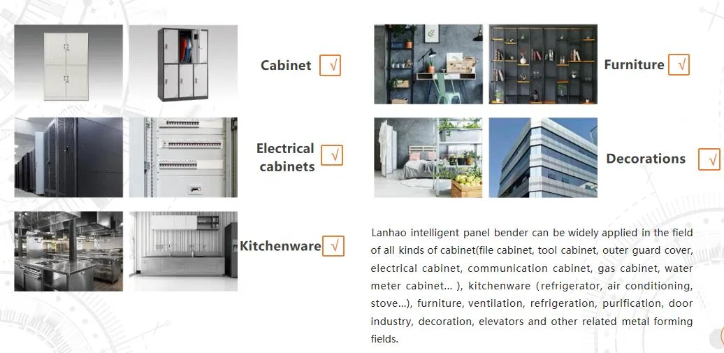 Metal Sheet Fabrication Best Selling Lanhao Panel Bender China CNC Bending