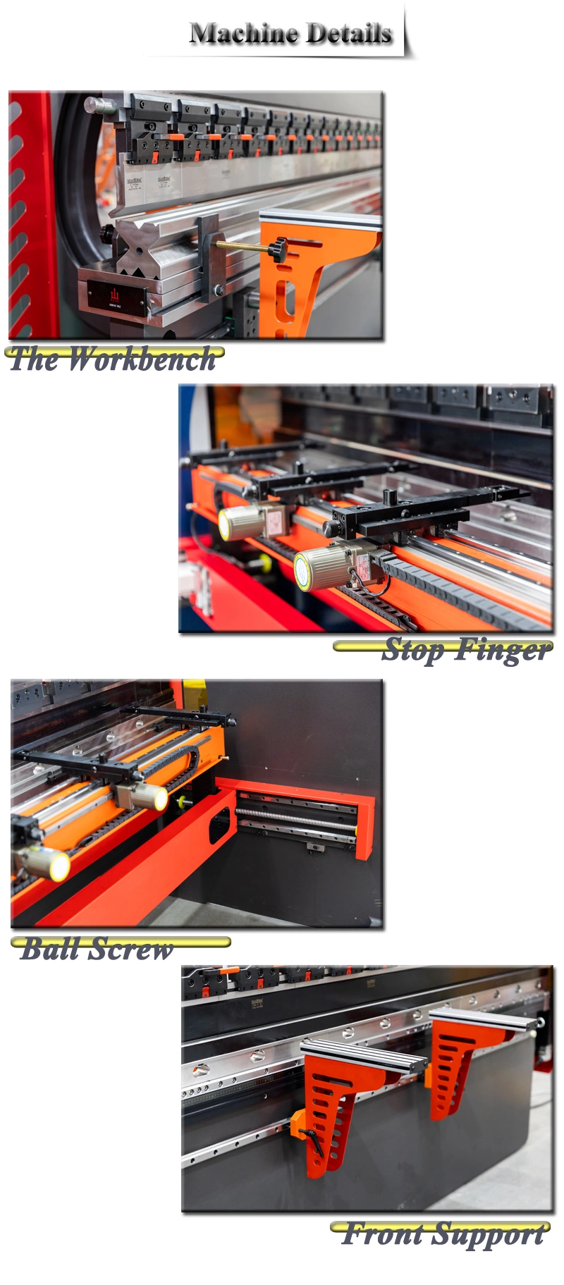 Da66t Da58t 300tons 4000mm CNC Bending Machine 8+1 Axis Komile Press Brake Manufacturer