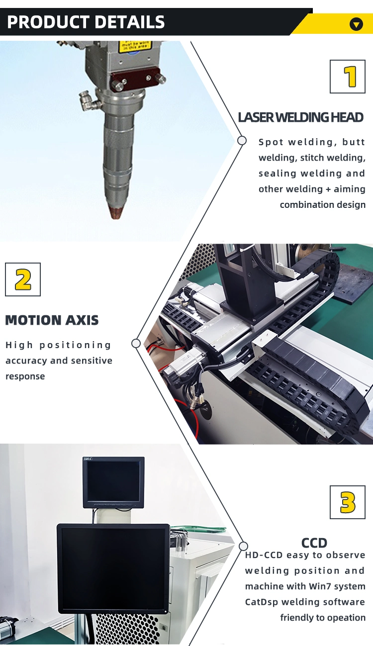 Metal Laser Welding Machine Welder Automatic Fiber Laser Welding on Aluminum Copper CNC Tube Laser Welding Equipment Price