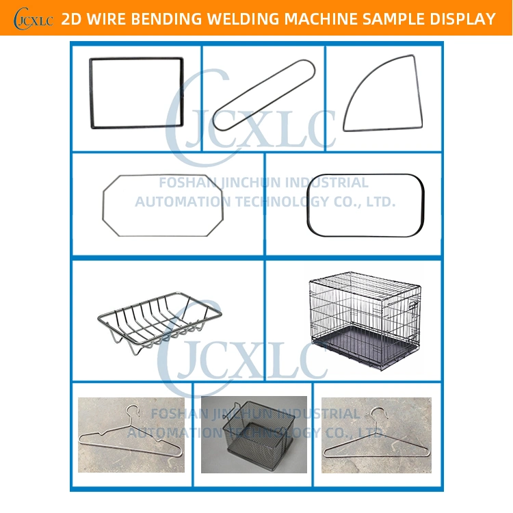 3-8mm 2D CNC Automatic Flat Bar Stainless Steel Iron Wire Rod Frame Forming Making Bending Welding Machine with Butt Welder