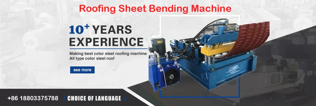 Customized New Geit U Panel Roof Making Sheet Metal Bending Curving Machine