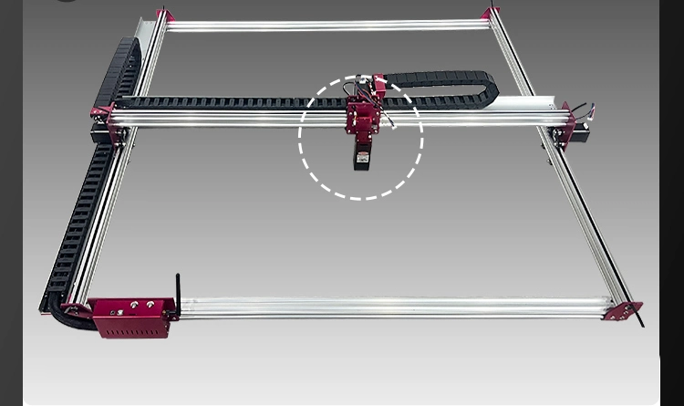 Automatic Laser Engraver Machine with Optional Accessories 100cm*100cm Working Area Mobile Phone Control