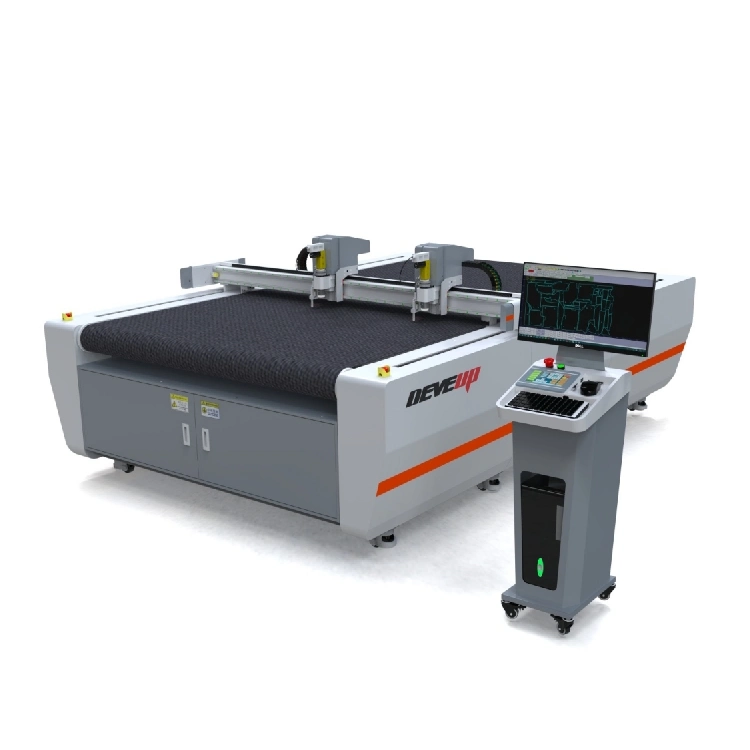 Manufacture of CO2 Laser Engraving Cutting Machinery CNC Knife Cutter Machine for Wood Acrylic Leather Fabric Fiberglass Cloth PVC Plastic Rubber Foam Metal