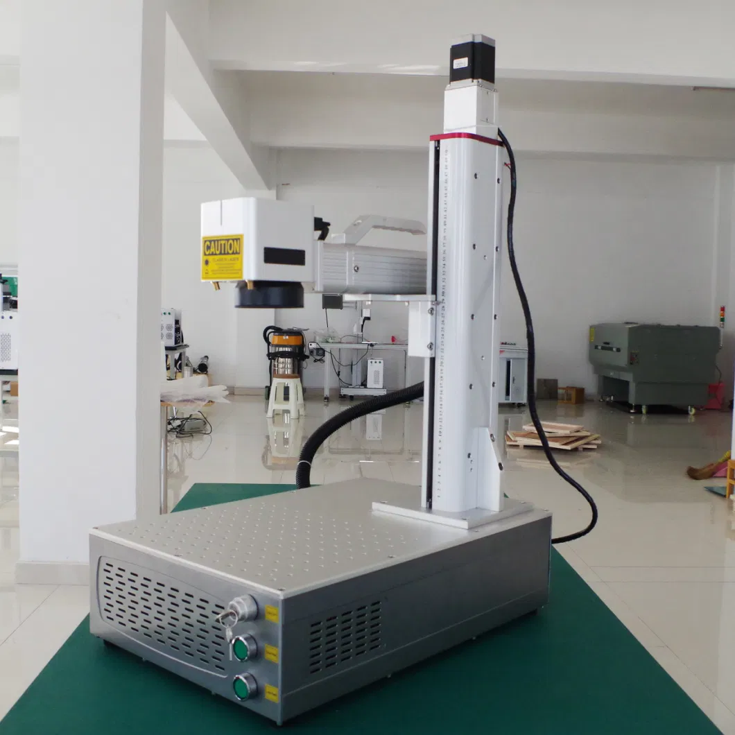 Raycus Rfl50W Fiber Laser Marking Machine with Motorized System