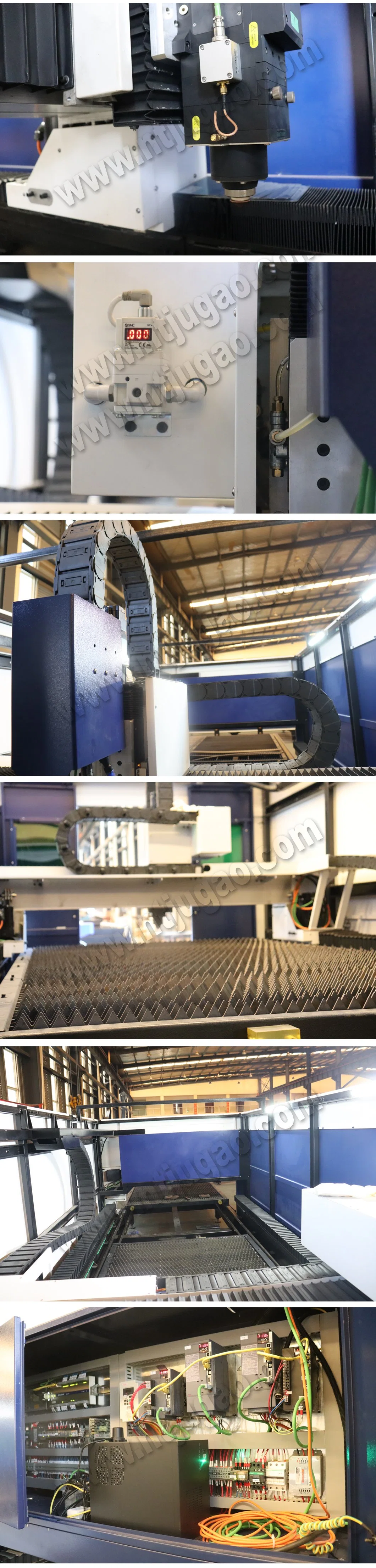 Full Cover Exchange Table CNC Fiber Laser Sheet Metal Cutting Machine 1000W 1500W 2000W 3000W 6000W