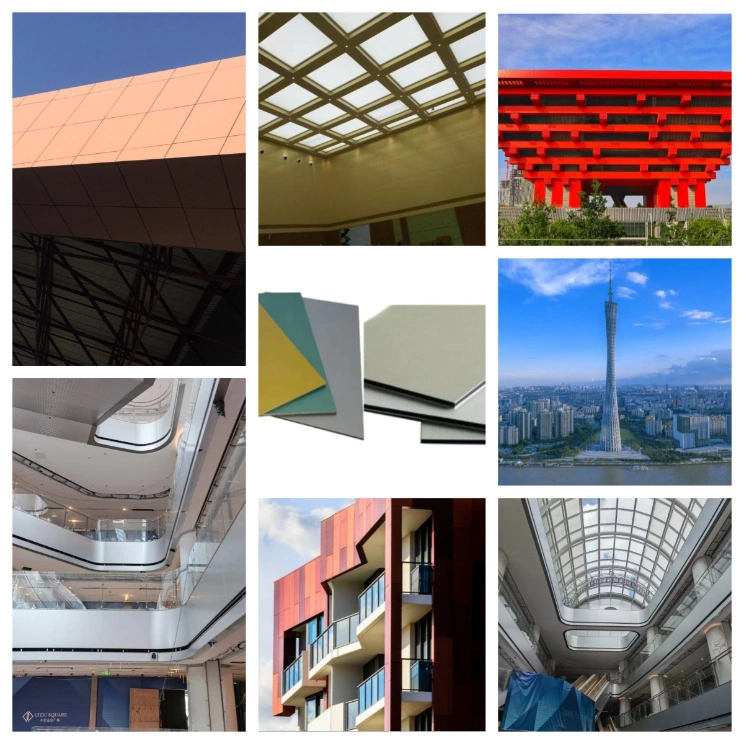 Fireproof Aluminum Building Decoration Material /Aluminium Composite Panels for Exterior Cladding