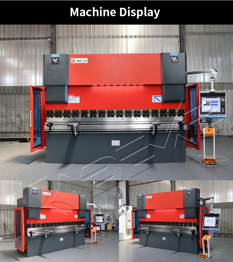 125t3200 8+1 Axis CNC Sheet Metal Bending Machine Da66t Hydraulic Press Brake