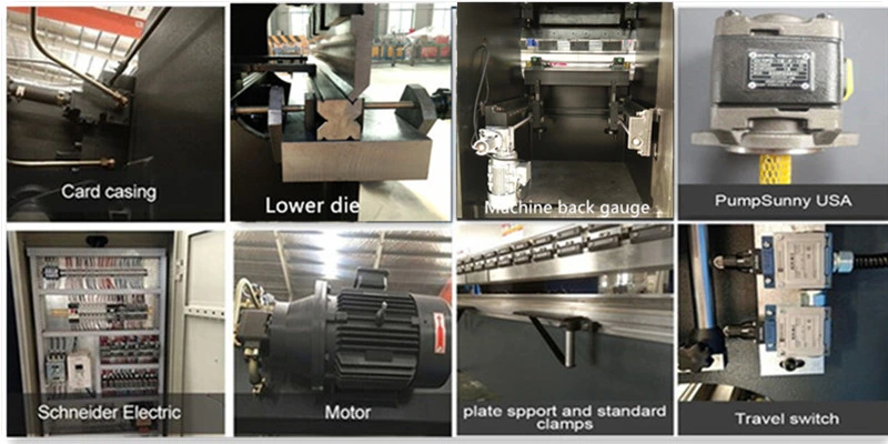 160 Ton Hydraulic Press Brake/Sheet Metal Benidng Machine for Bend Carbon Steel Copper Stainless Steel Sheet Metal