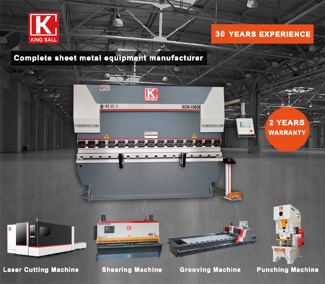 High Standard Motorized Crowning E21 Controller Torsion Bar Press Brake Kcn-25060