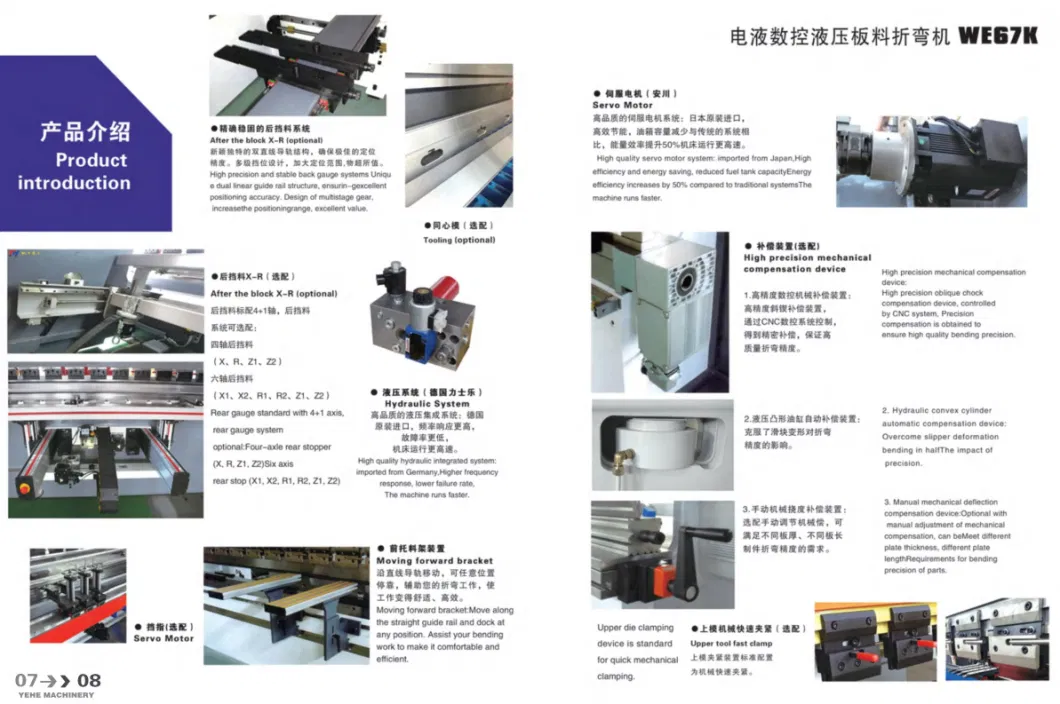 Bender Punching Shearing Folding Universal Auto Stainless Steel Sheet Press Brake Hydraulic CNC Bending Machine