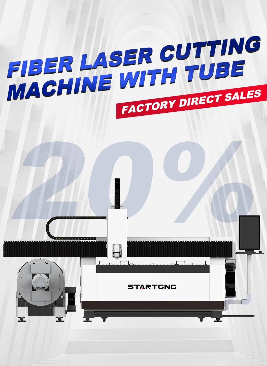 3015 Fiber Laser Cutting Machine with Pipe Cutting