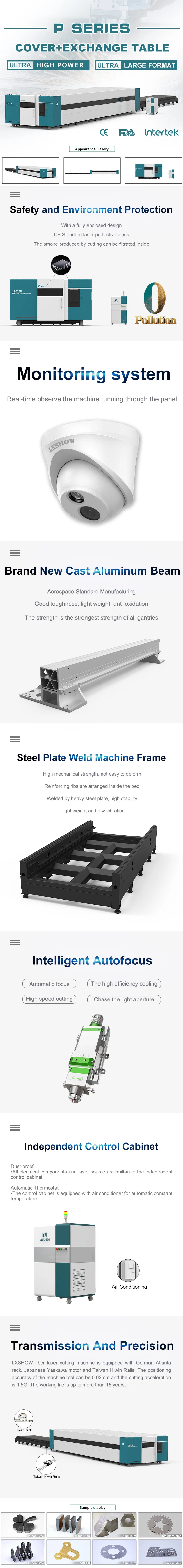 Lxshow Wholesale CNC Stainless Steel Industrial laser Cutting Machine