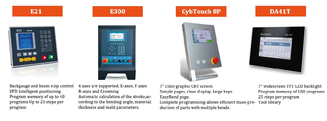 Perfect Motorized Crowning E21 Controller Torsion Bar Press Brake Kcn-25060