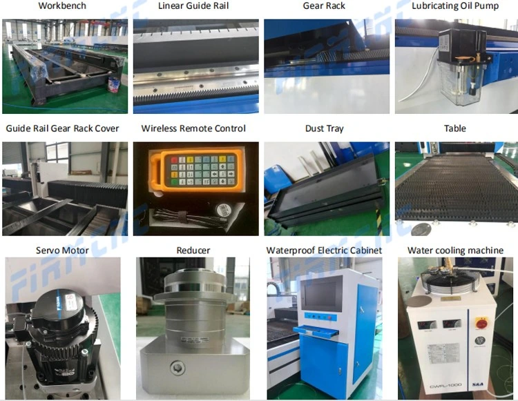 China Top Laser Cutting Machine 1000W Price / CNC Laser Cutter Sheet Metal